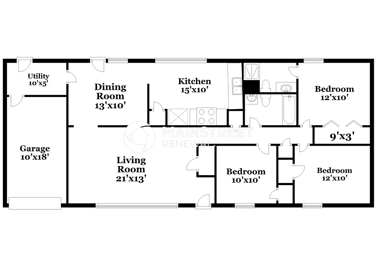 Floor Plan - 1151 Milwaukee Ct