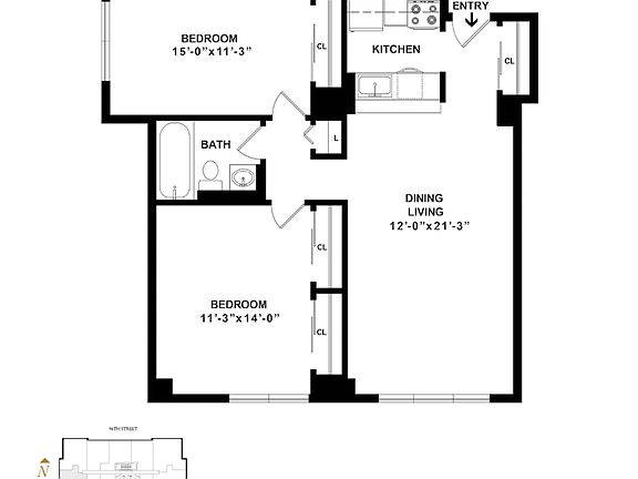 2nd image of 225 E 95th St #B19c