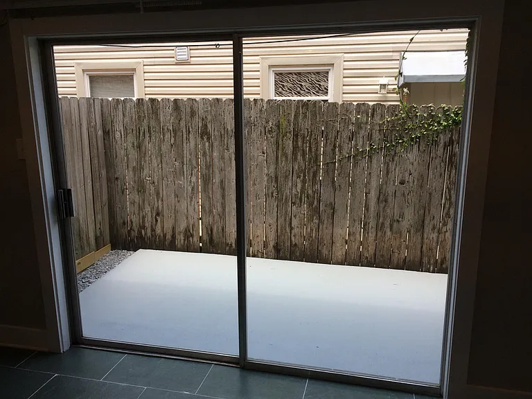 Private patio