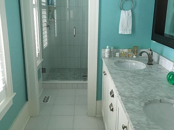 Master bath with new shower