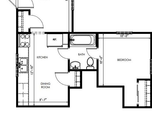 3rd image of 211 E 1st St #211B