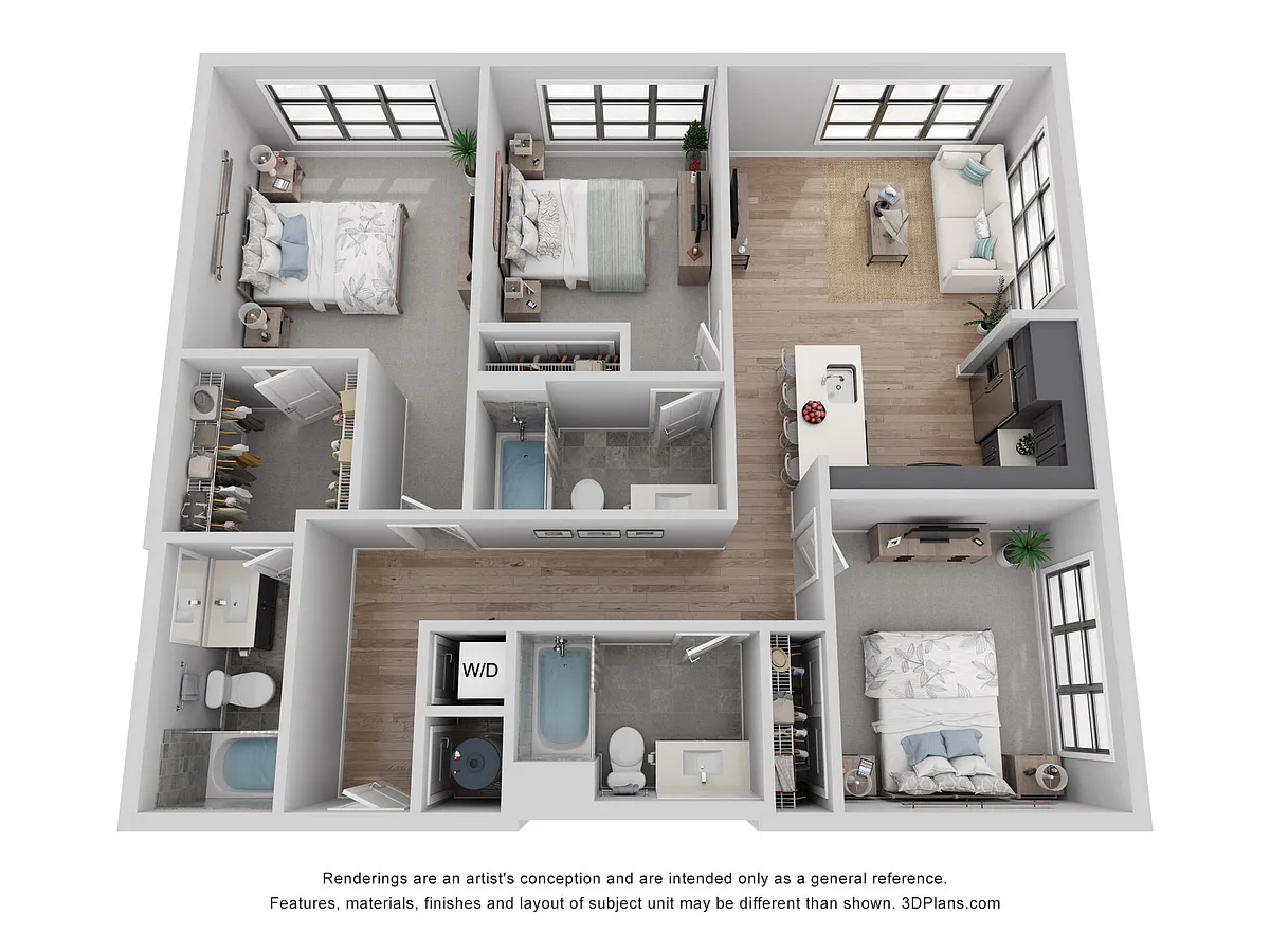 Floor plan B-3B2