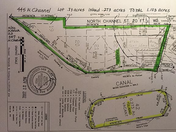 Survey-gr lot, yellow island