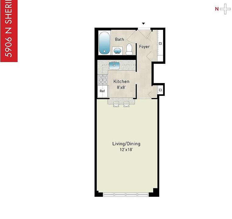 2nd image of 5906 N Sheridan Rd APT 2E
