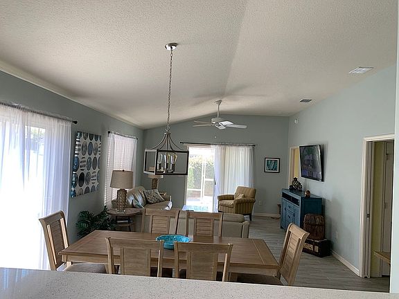 Open concept kitchen view