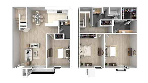Floor plan White Sage Townhome