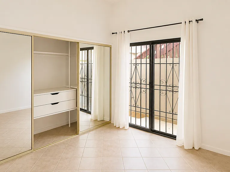 Second bedroom with separate patio