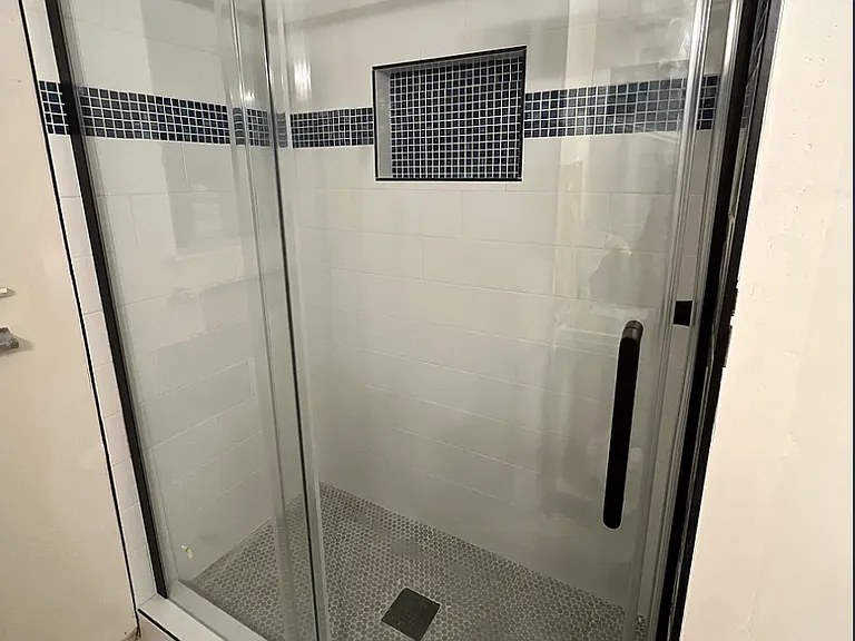 Custom made shower