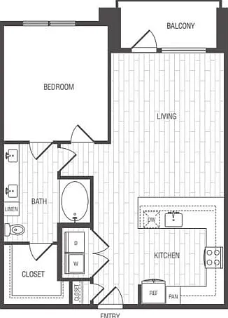 A6: 1bed 1bath A6: 1bed 1bath