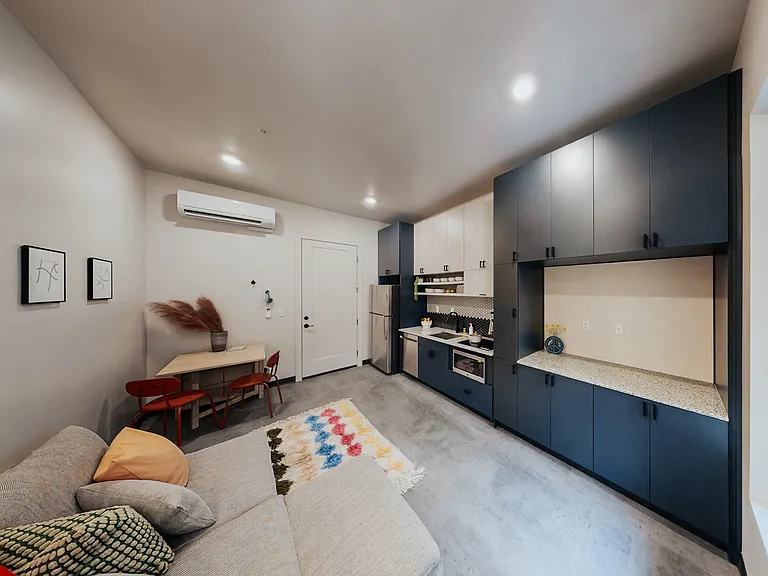 Kitchen and Living Room