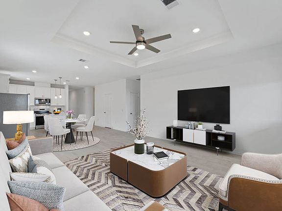 Virtually Staged Living Room