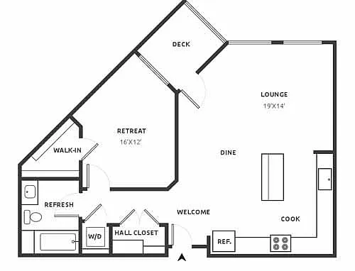 Floor plan A25