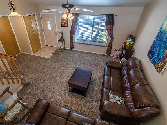 Vaulted ceilings give depth