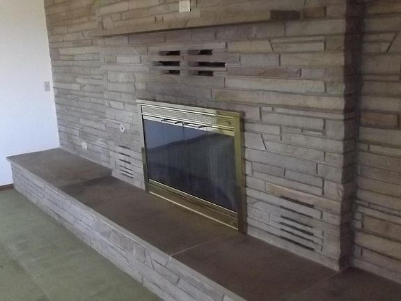 Closeup of Fireplace