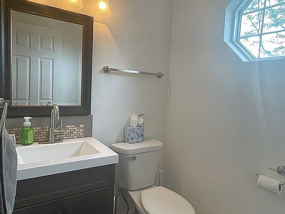 First floor half bath