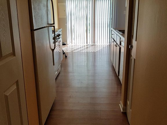 View from garage into the house