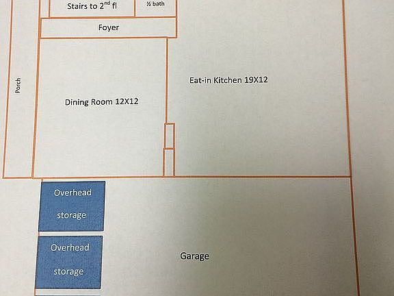 1st floor diagram