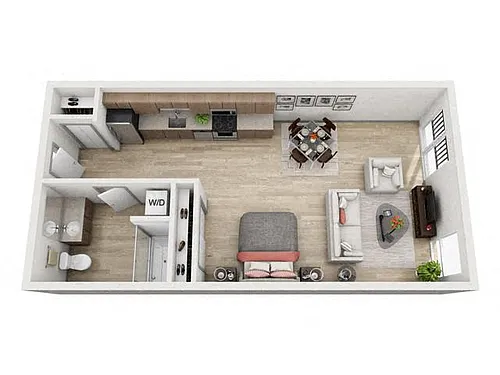Floor plan The Boxcar