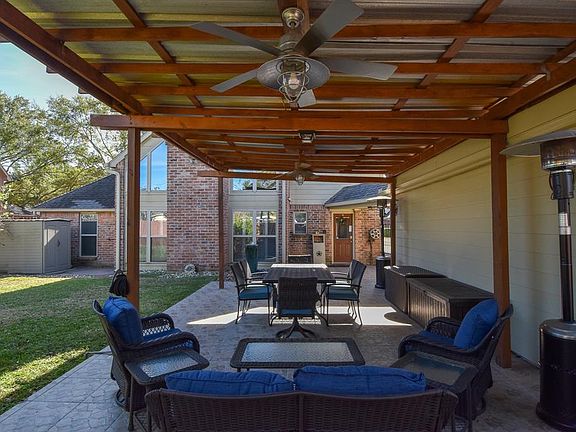 Another view of the lovely outdoor living space.