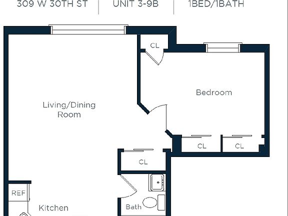 2nd image of 309 W 30th St APT 8B