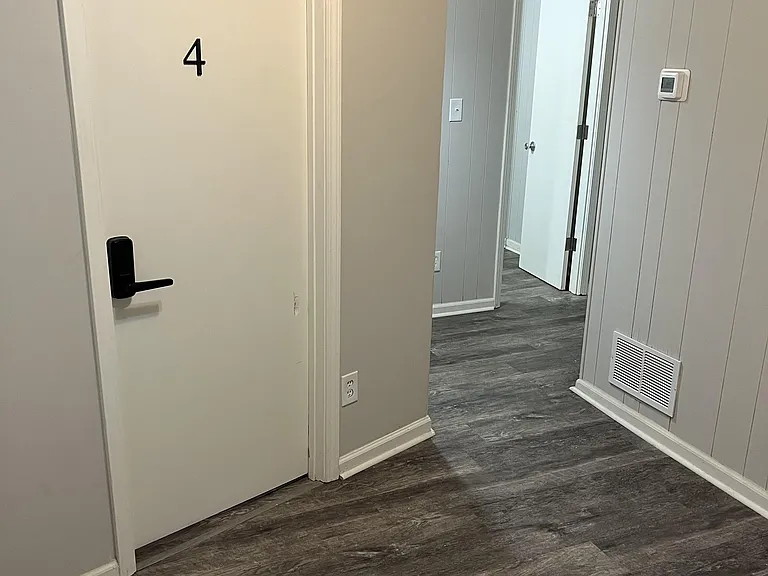 Close to the downstairs bathroom and the washroom