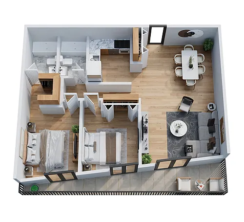 Floor plan B-2