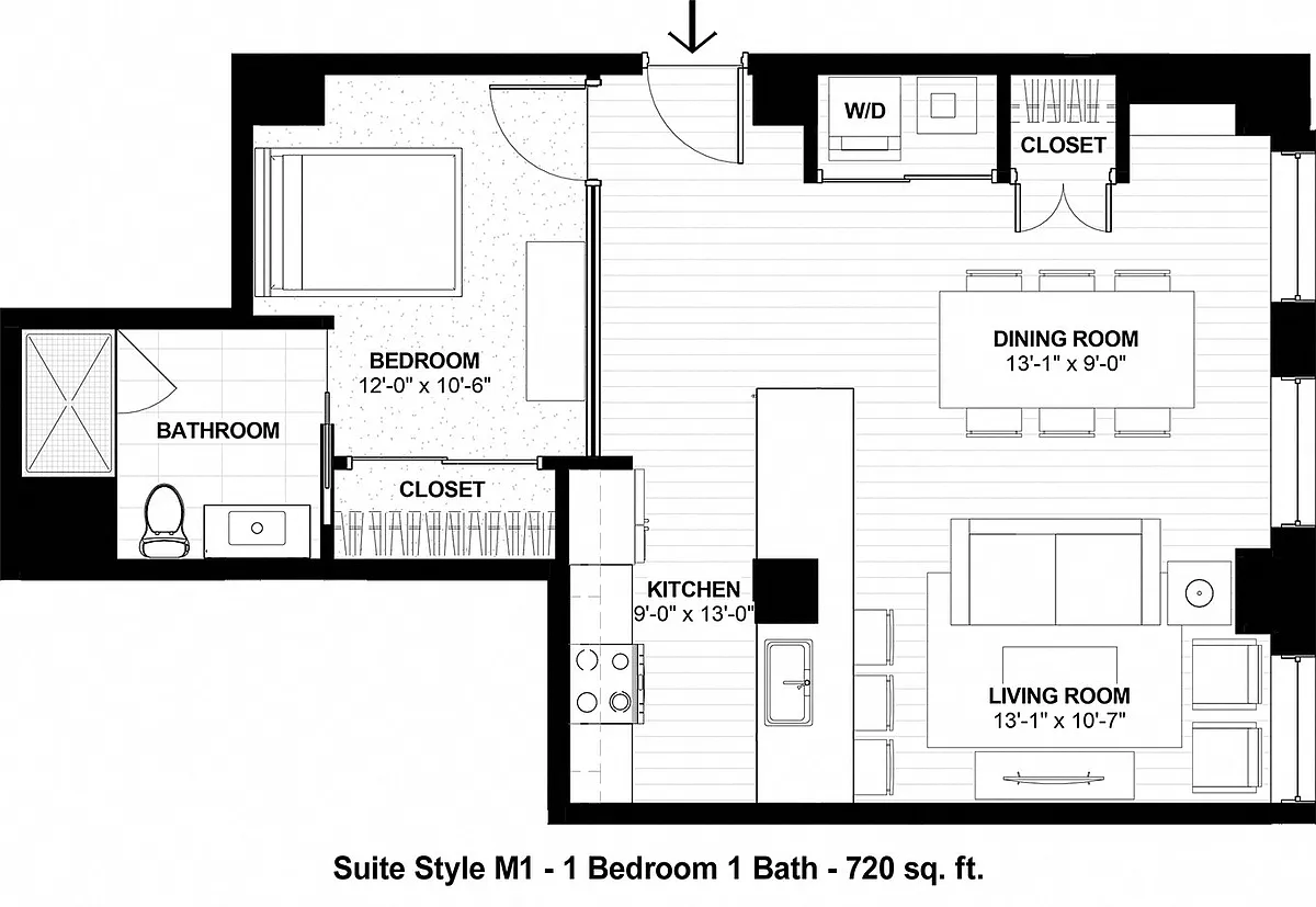 Floor plan Suite Style M1