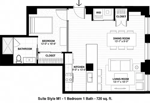 Floor plan Suite Style M1