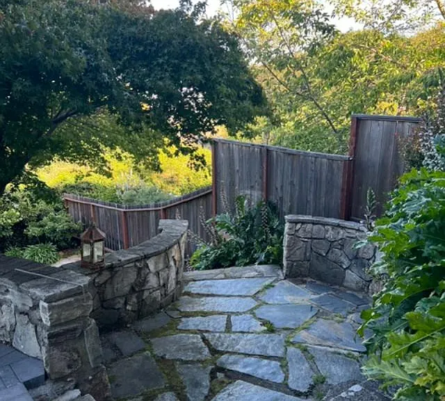Entrance to private patio and unit