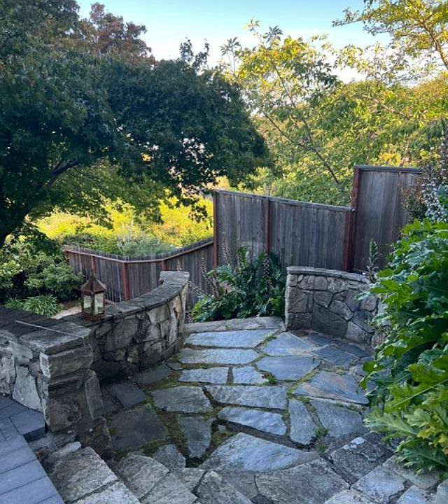 Entrance to private patio and unit