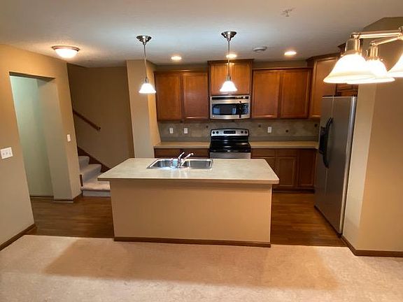 Kitchen and island view