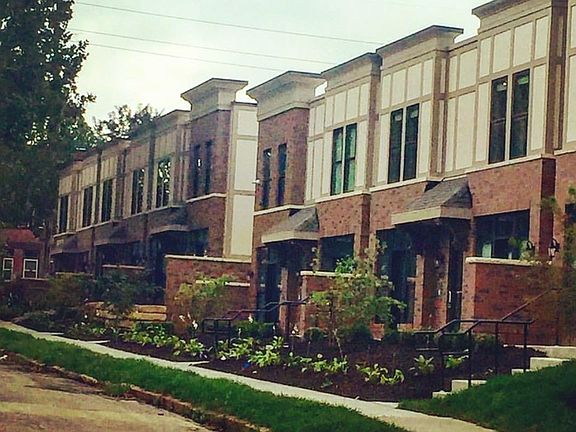 Landscaped exterior