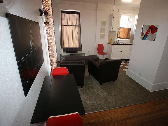 Living area, (Not shown is 50" LED tv in front of coffee table