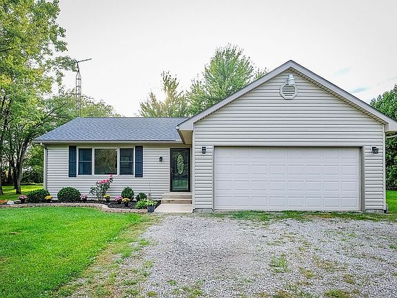 Front yard with landscaping