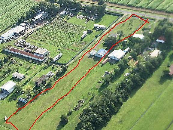 Aerial view of property