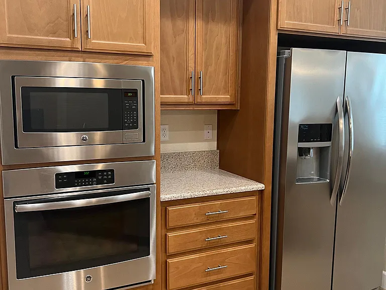 Microwave , Oven and refrigerator
