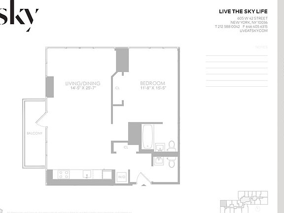 2nd image of 605 W 42nd St APT 60U