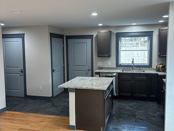 large kitchen with island