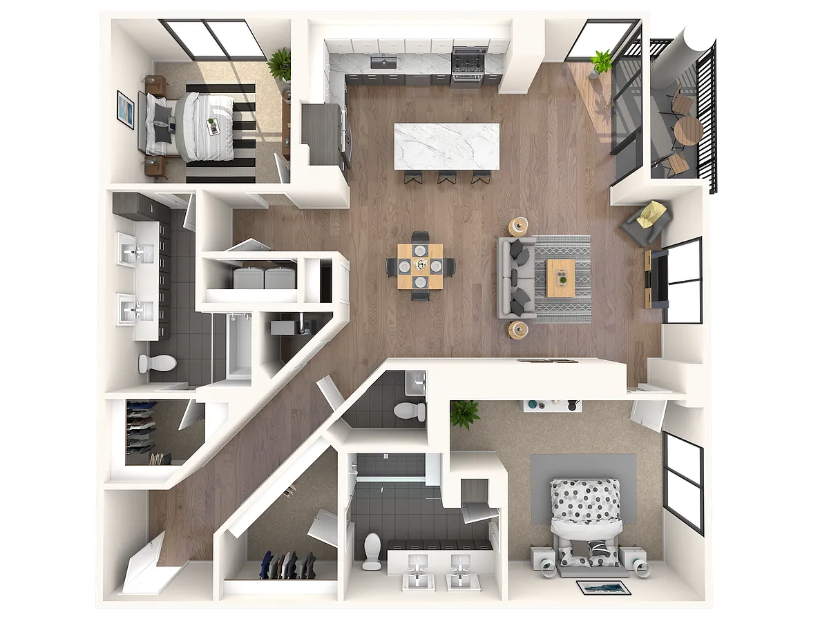 Floor plan B8