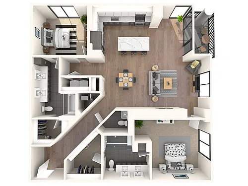 Floor plan B8