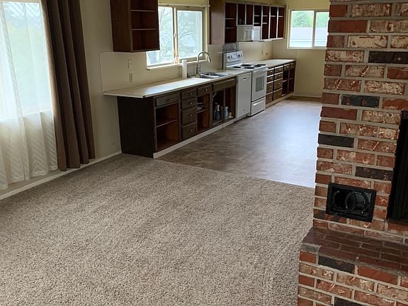 Dining area and kitchen