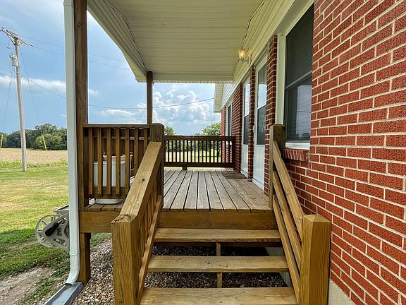 Rear entry and covered porch