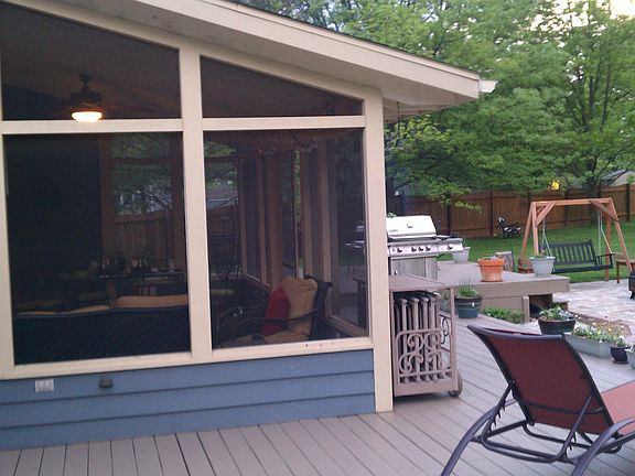 Wonderful screened in porch