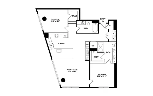 Floor plan B13