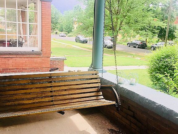 Porch, parking galore