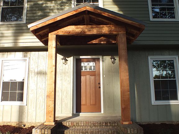 Craftsman Cedar Entrance