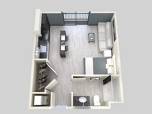 Floor plan Scotsman-Furnished Top Floor