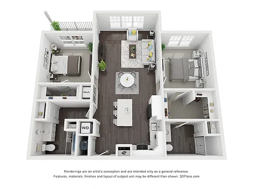 Floor plan 2BA