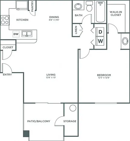 1 Bedroom 1 Bath - Sophisticated 1 Bedroom 1 Bath - Sophisticated