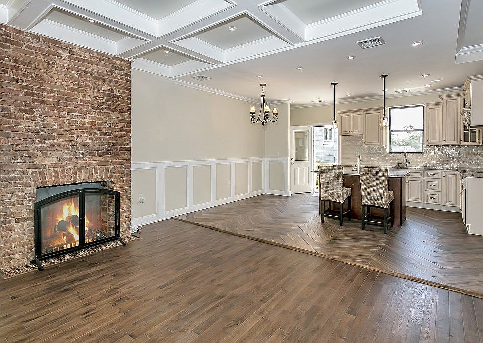 1st floor of top apartment